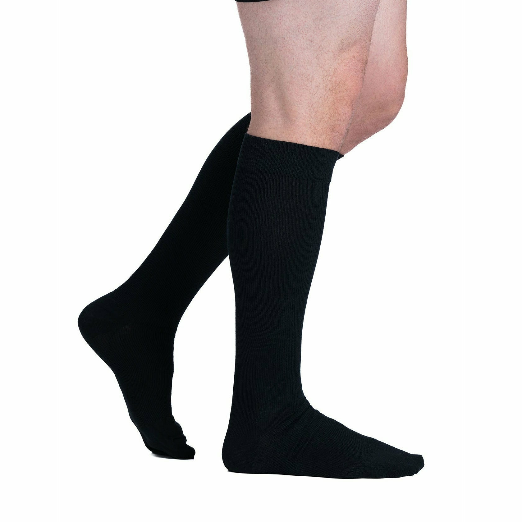 VIM & VIGR Calze A Compressione 20-30 MmHg – Cotone, Grigio Scuro/Chiaro, Taglia L/XL – Uso Medico