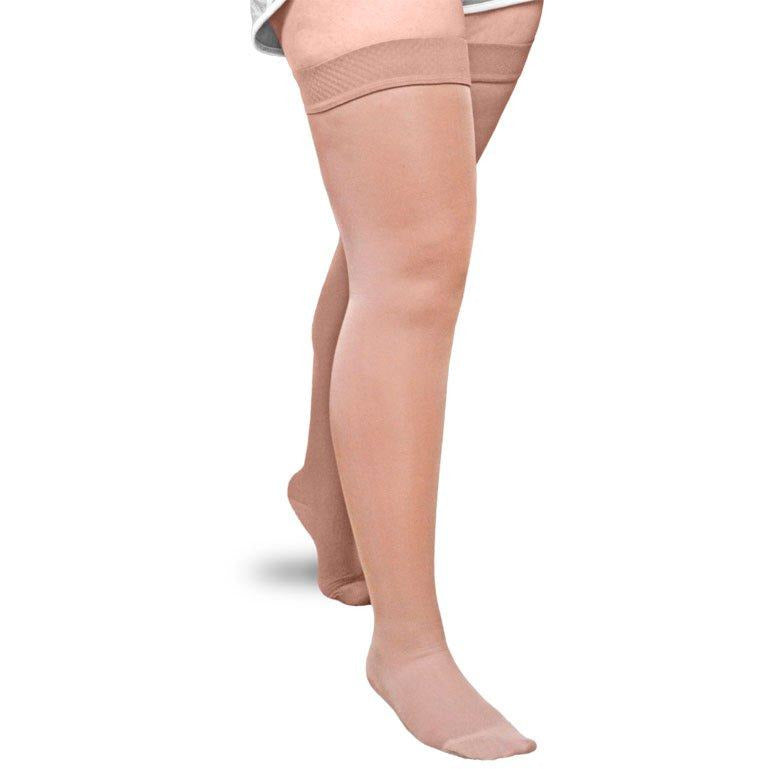 L&R ExoSoft™ Thigh High 20-30 mmHg w/ Silicone Top – Compression Stockings