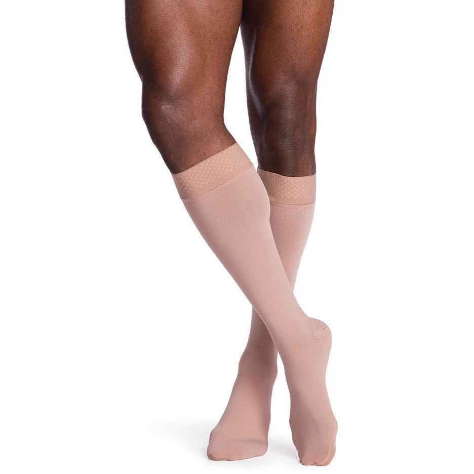 Plus Size Toeless Compression Stockings for Women 30-40mmHg - Beige,  2X-Large