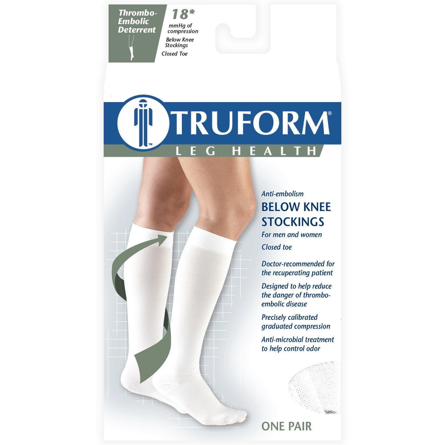 Truform Anti-Embolism 18 mmHg Knee High