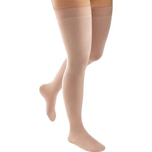 JOBST® ACTIVA Opaque Thigh High, Silky Beige