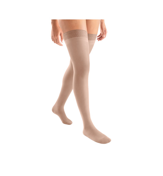 JOBST® ACTIVA Sheer Thigh High, Silky Beige
