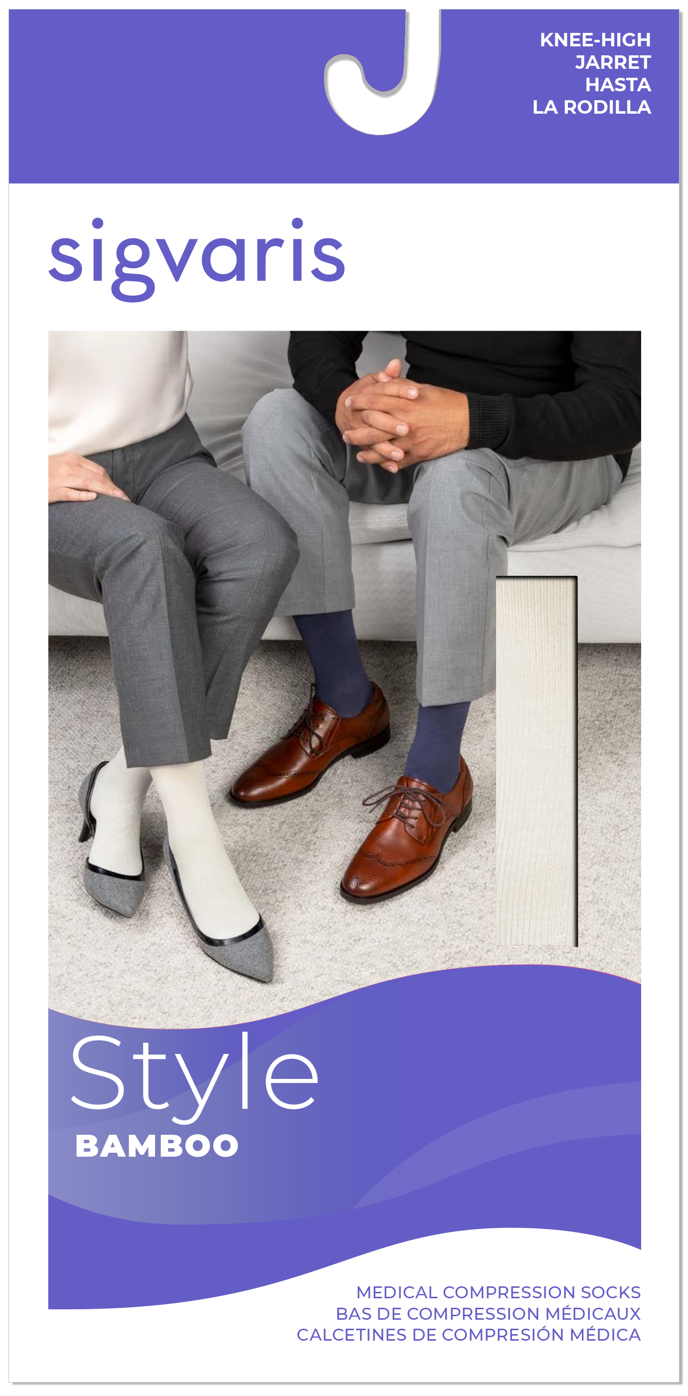 Sigvaris Bamboo Knee High 20-30 mmHg