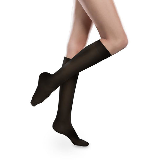 Therafirm® Sheer Ease Women's Knee High, Black