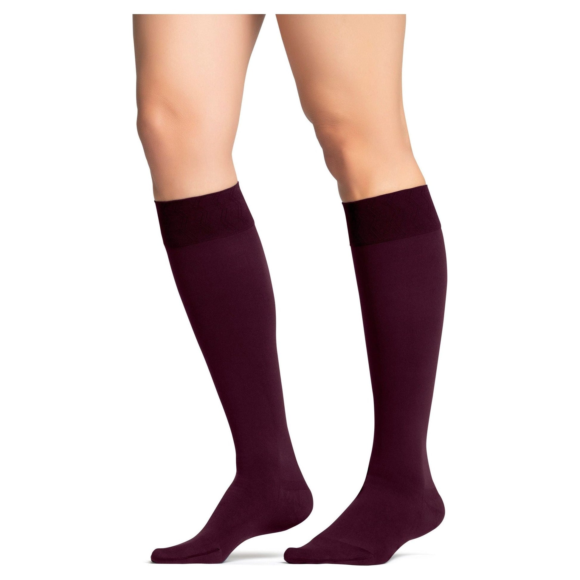 JOBST® Opaque Women's Knee High 15-20 mmHg, Maternity, Cranberry