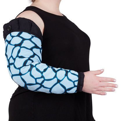 CircAid Profile Foam Arm Sleeve, Extra Wide, C-G, Giraffe Blue