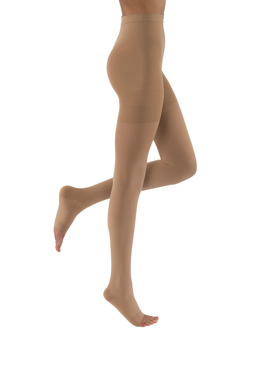 JOBST® Relief Waist High 15-20 mmHg, Open Toe, Beige