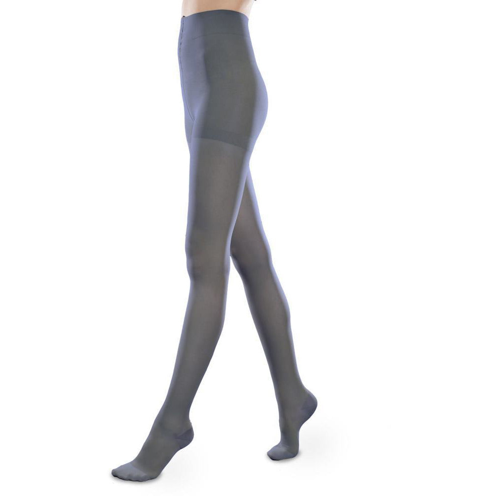 Therafirm Sheer Ease Women's 20-30 mmHg Pantyhose, Coal