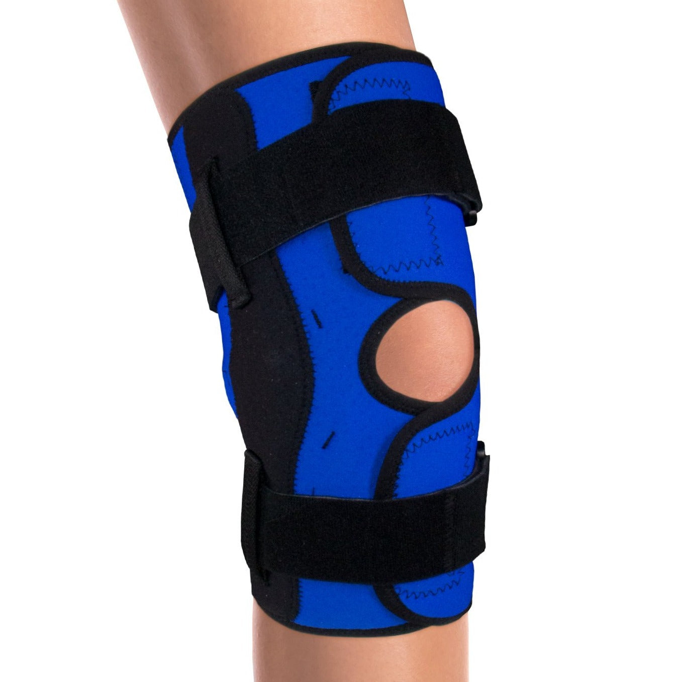 OTC Neoprene Knee Stabilizer Wrap - Hinged Bars, Royal Blue