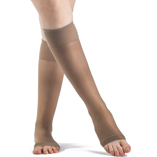 Sigvaris Sheer Fashion Thigh-High Compression Stockings