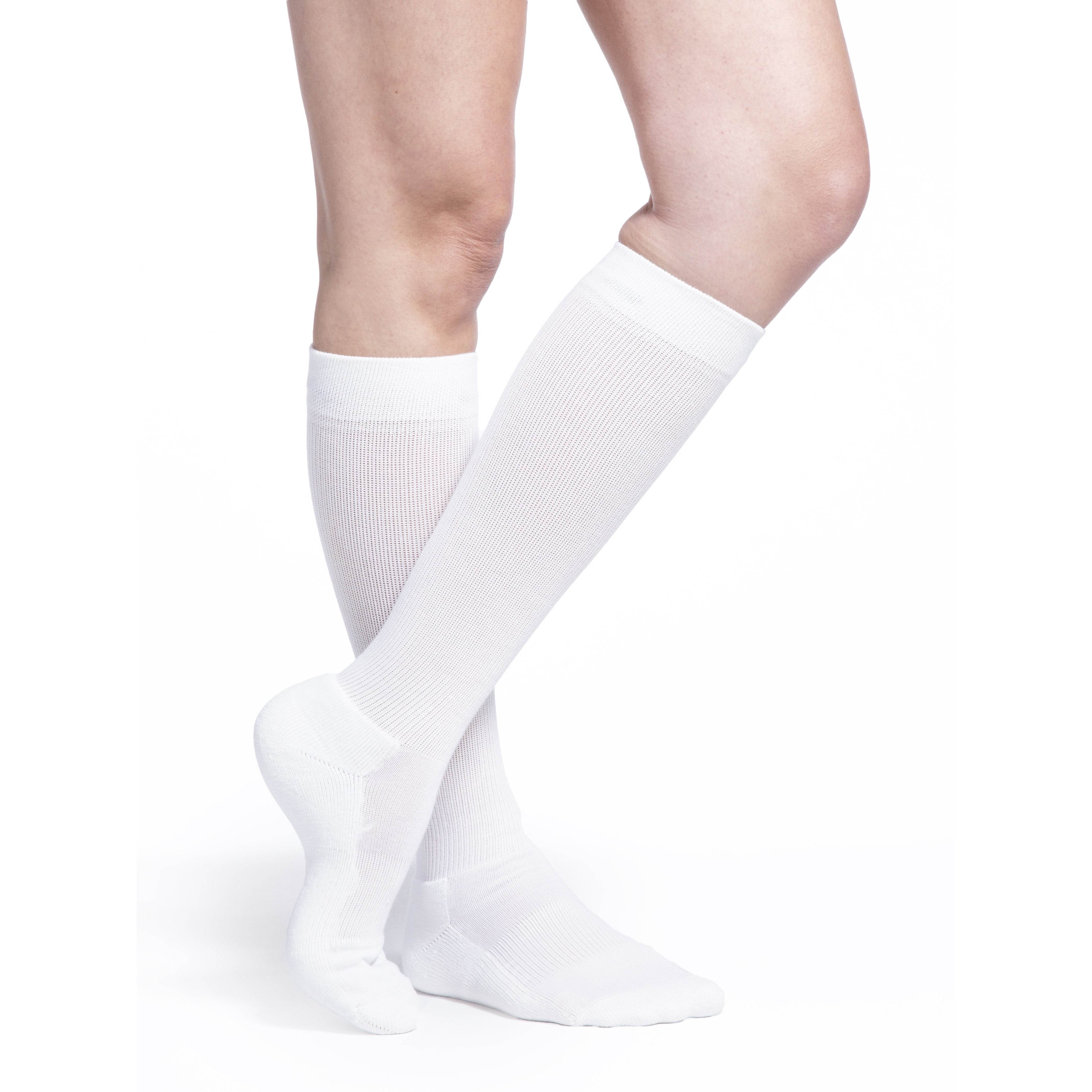 Sigvaris 360 Cushioned Cotton Support Sock for Women 20-30mmHg ...