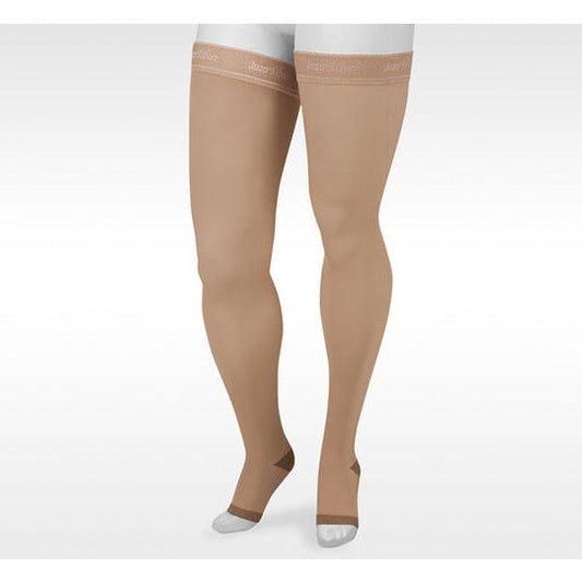 Therafirm® Ease Opaque Thigh High 15-20 mmHg, Open Toe