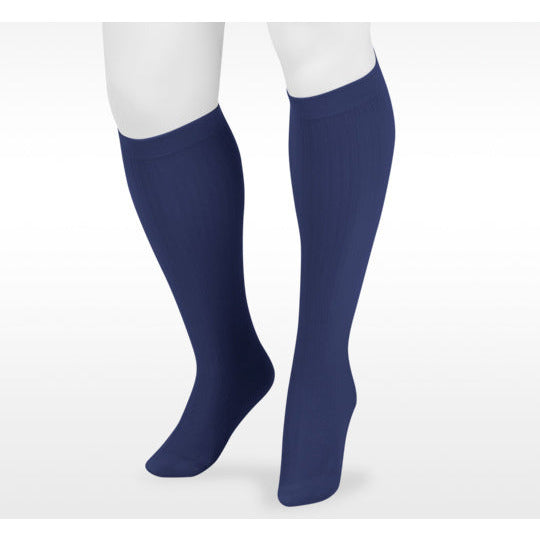 Juzo Dynamic Cotton Sock for Men 30-40 mmHg, Navy