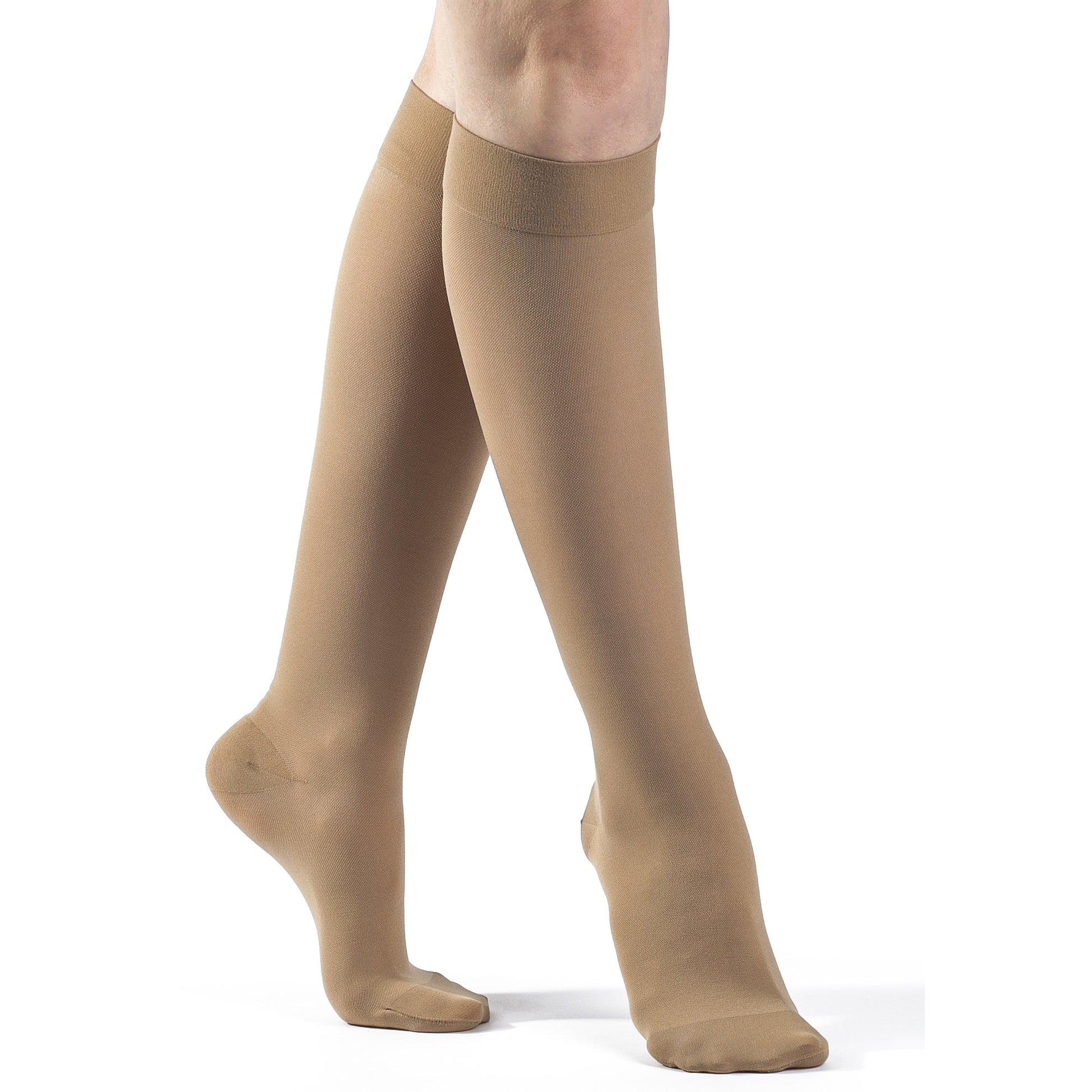 Sigvaris Opaque Women's 30-40 mmHg Knee High, Golden
