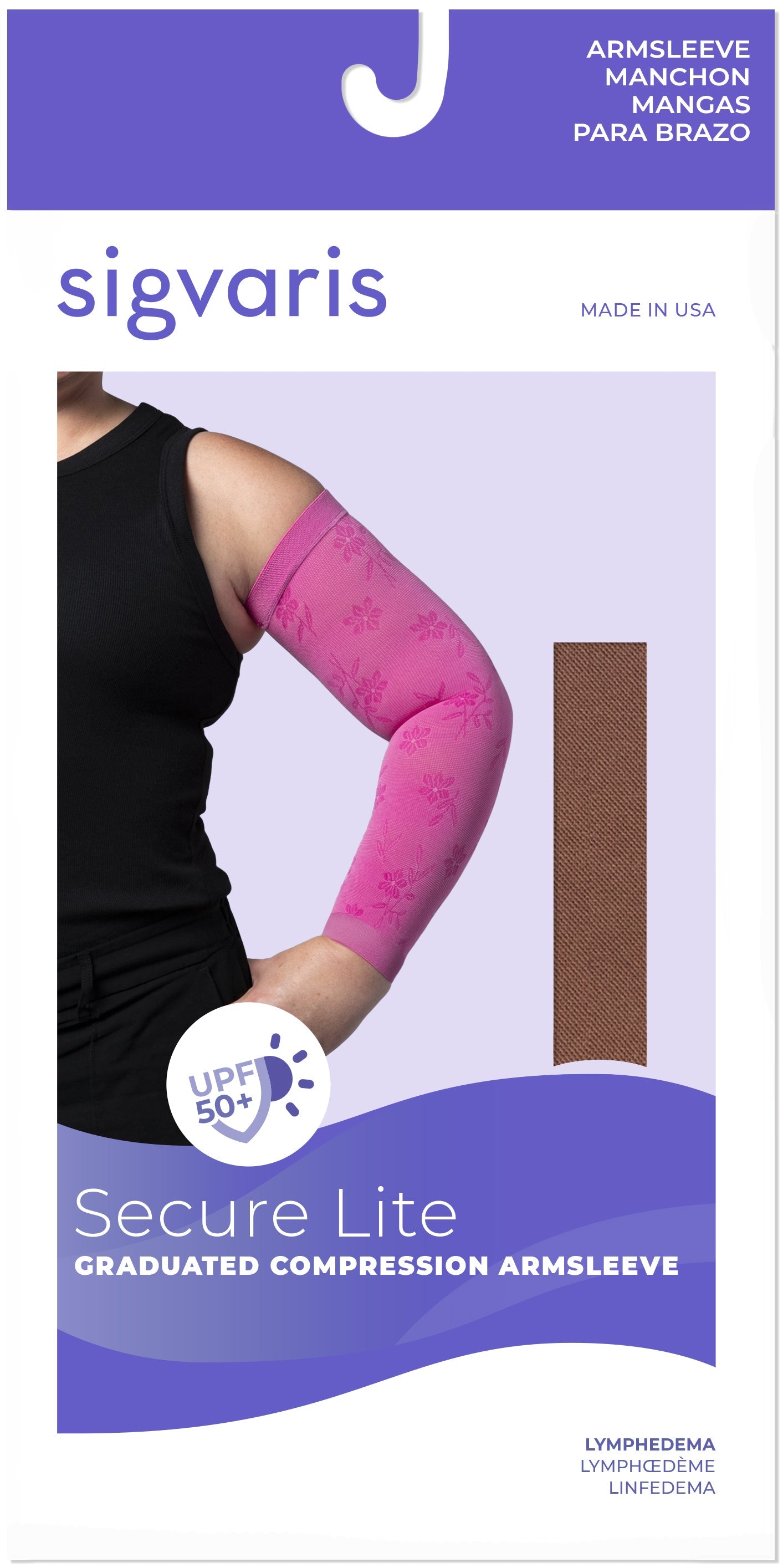 Sigvaris Secure Lite Armsleeve 15-20 mmHg