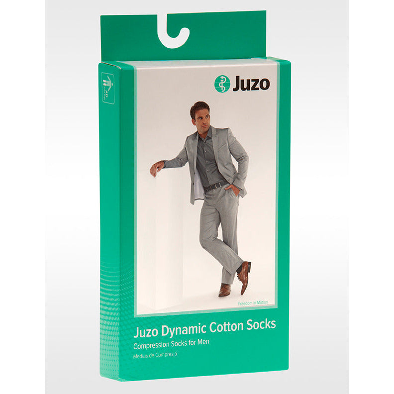 Juzo Men's Dynamic Cotton Knee High 15-20 mmHg, Box