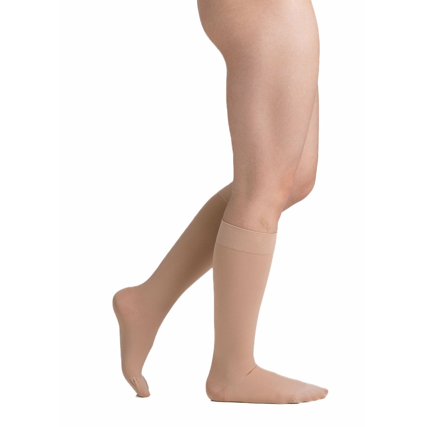 EvoNation Surgical Opaque 20-30 mmHg Knee Highs, Beige