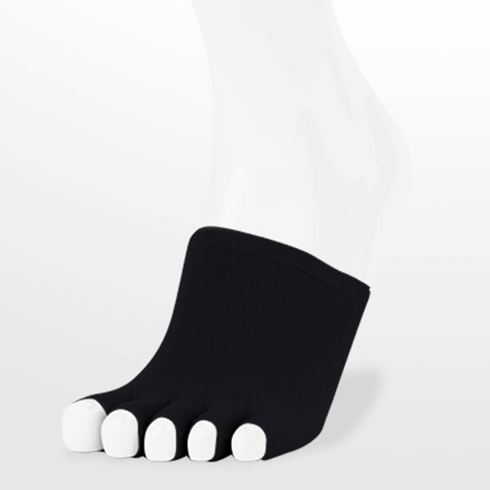 Juzo Seamless Foot Portion 20-30mmHg, Black