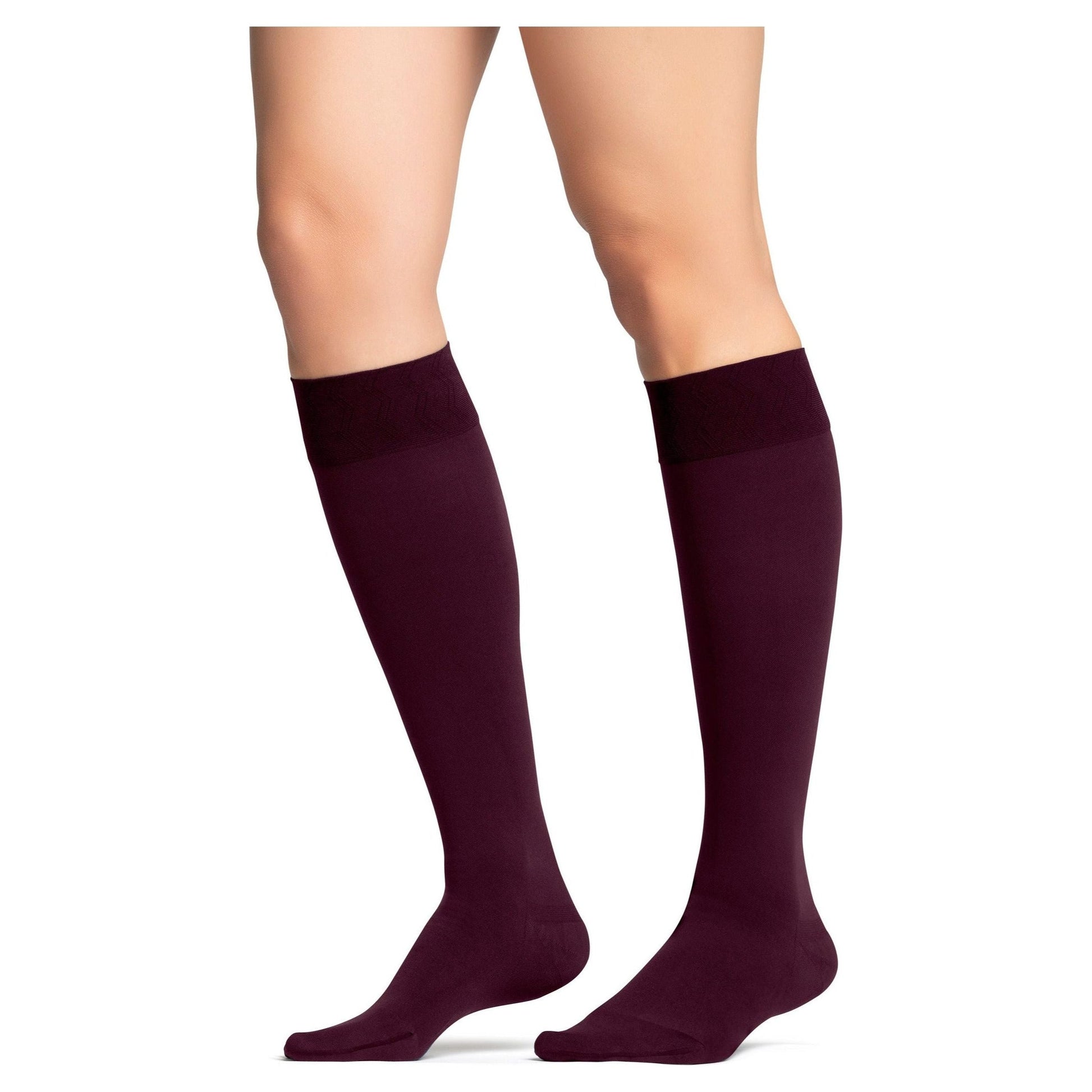 JOBST Activewear Compression Socks, 20-30 mmHg, Knee High, Medium, Black :  : Health & Personal Care