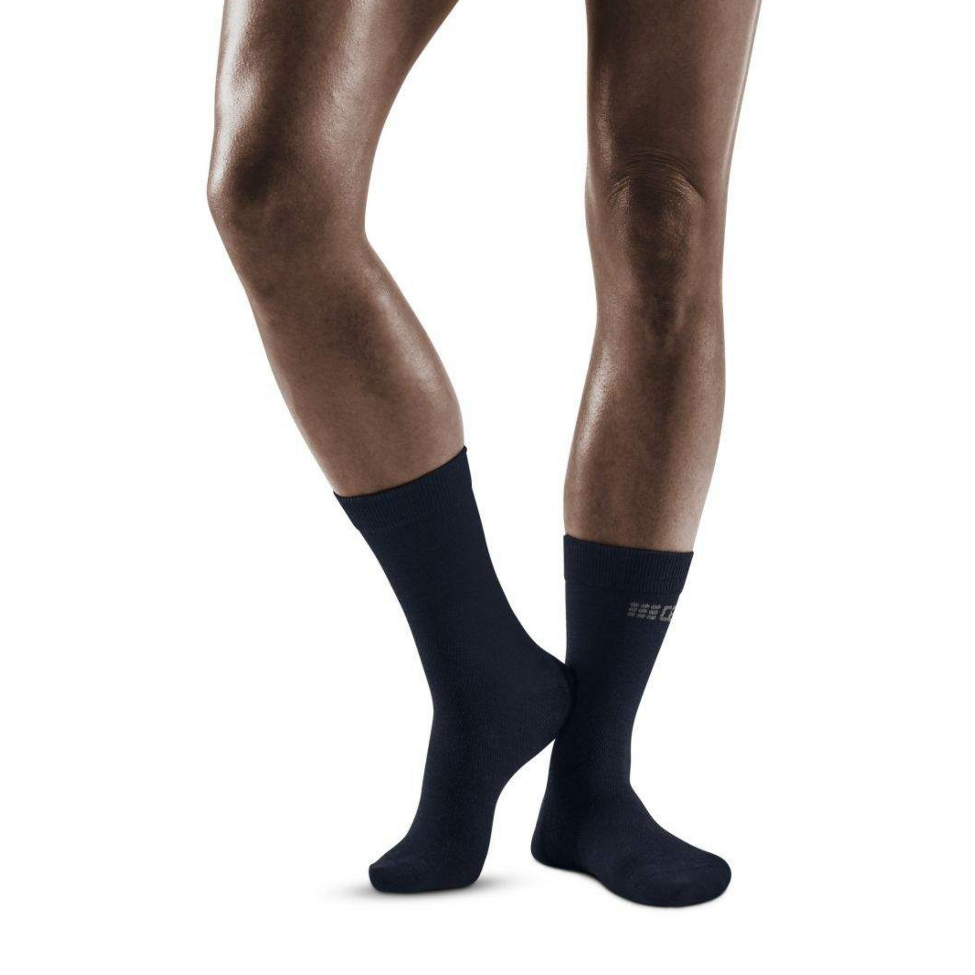 Allday Merino Mid Cut Compression Socks, Women, Dark Blue
