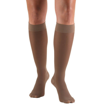 Truform TruSheer Women's 20-30 mmHg Knee High, Taupe