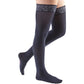 Mediven Comfort 20-30 mmHg Thigh High w/ Lace Silicone Top Band, Navy