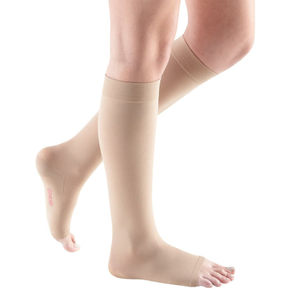 Mediven Comfort 30-40 mmHg OPEN TOE Knee High, Sandstone