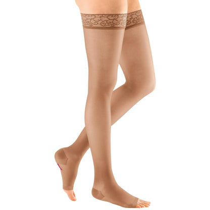 Mediven Sheer & Soft Women's Thigh High 30-40 mmHg, Open Toe [OVERSTOCK]