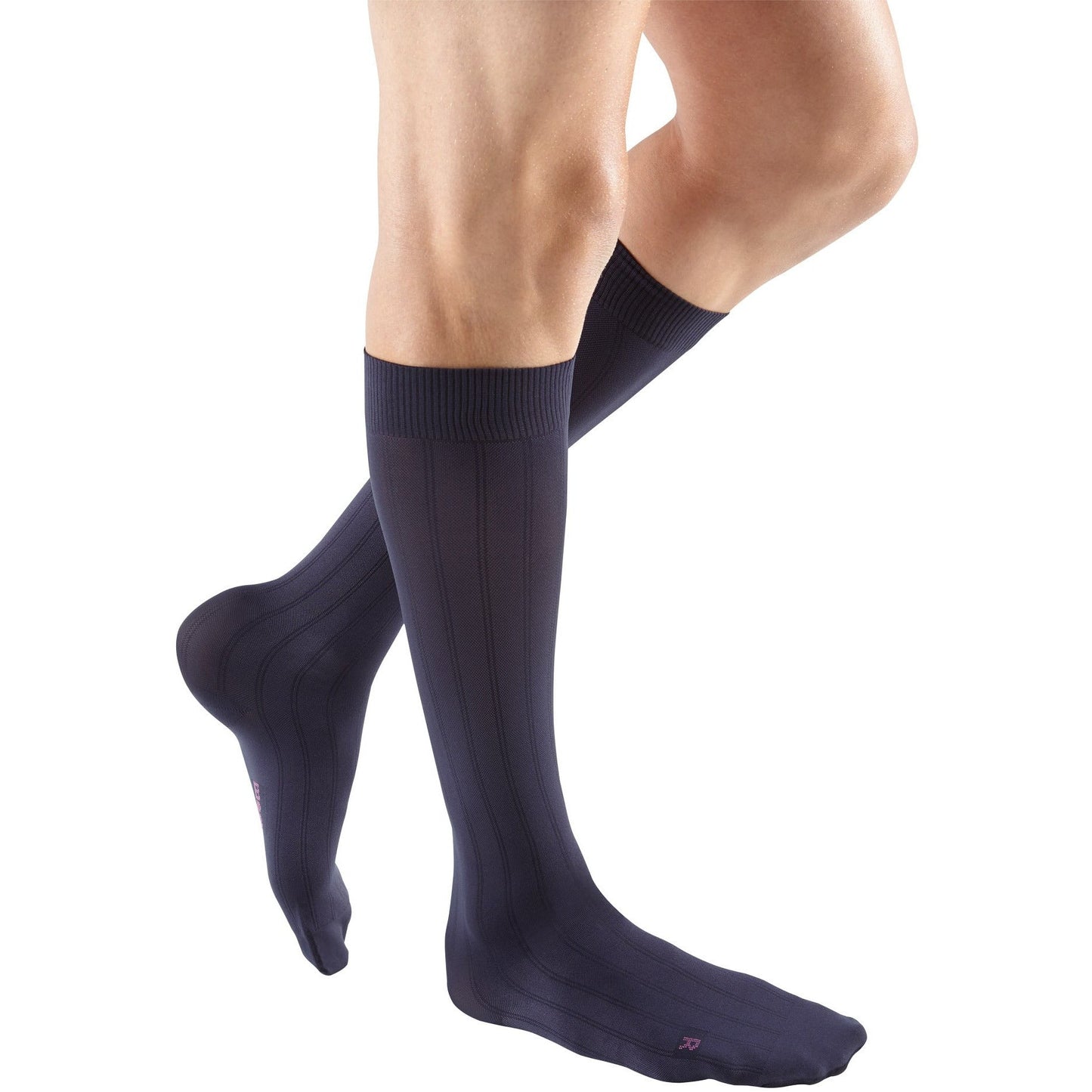 Mediven for Men Classic 30-40 mmHg Knee High, Extra Wide Calf, Navy