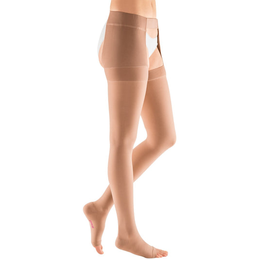 CHAP/Thigh High with Waist Attachment Compression Stockings