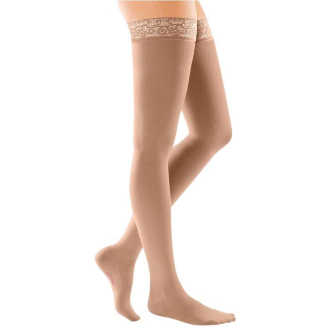 Mediven Comfort Thigh High 30-40 mmHg w/ Lace Silicone Top Band [OVERSTOCK]
