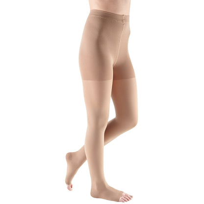 Mediven Comfort 30-40 mmHg OPEN TOE Pantyhose, Natural