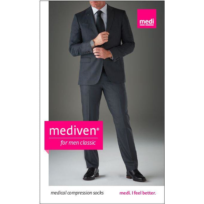 Mediven for Men Classic 15-20 mmHg Knee High, Extra Wide Calf