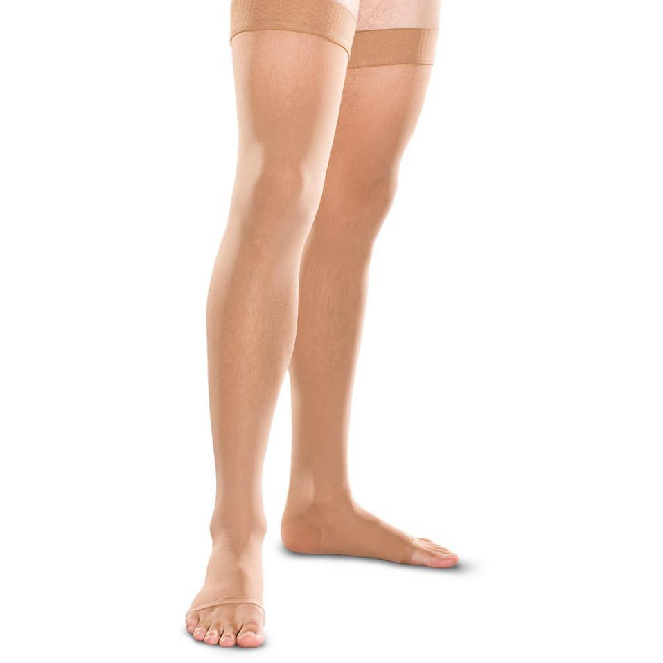 Therafirm® Thigh High 2030 mmHg, Open Toe Compression Stockings