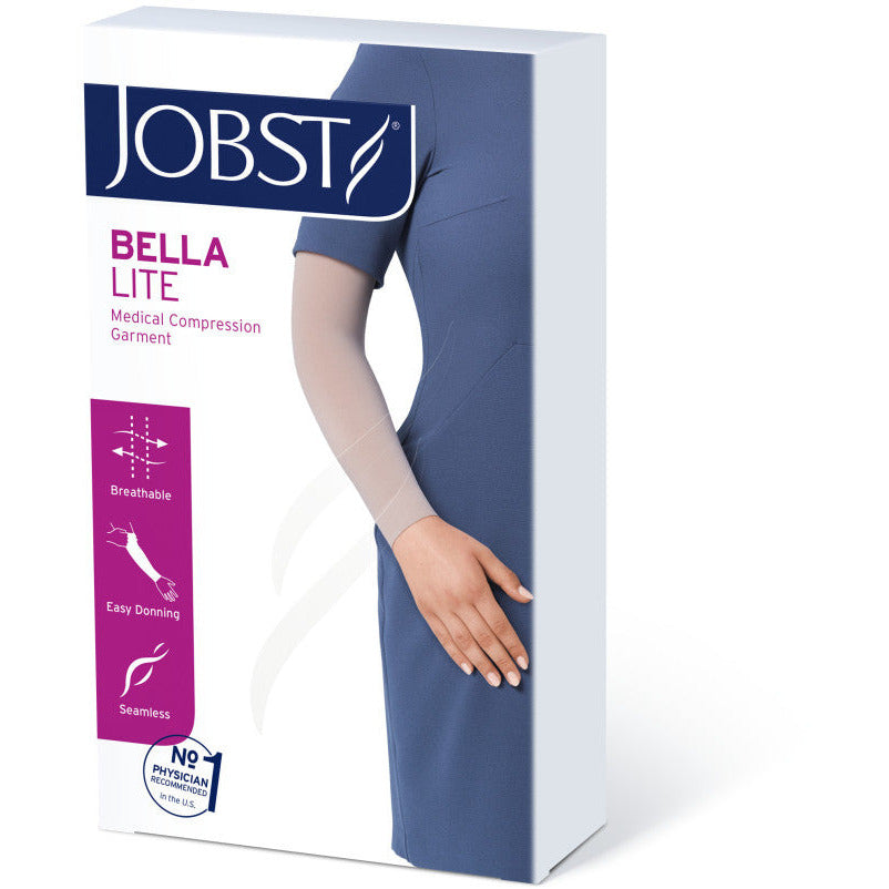 JOBST® Bella Lite 20-30 mmHg Combined Armsleeve & Gauntlet w/ Silicone Dot Band