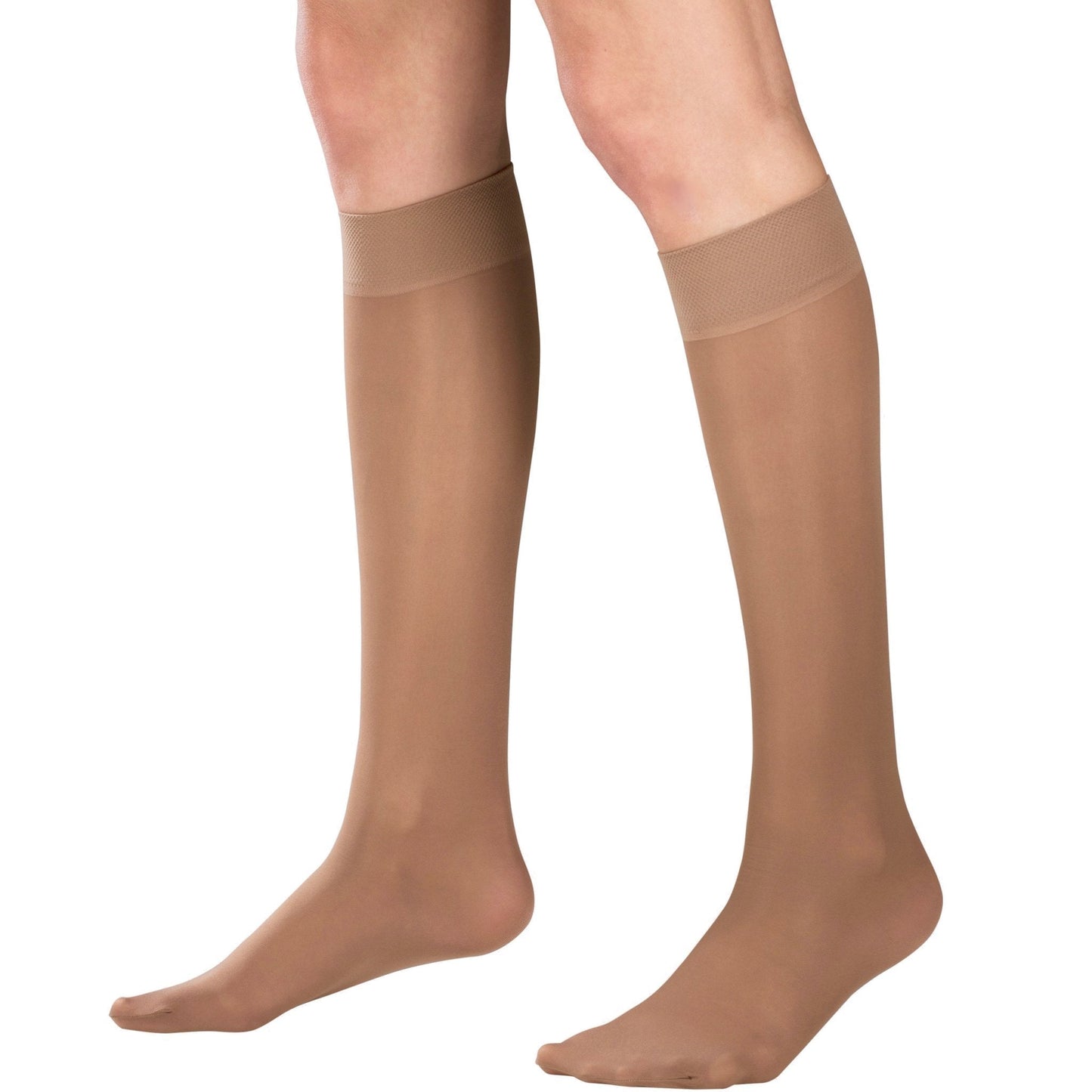 Truform Lites Women's 8-15 mmHg Knee High, Taupe