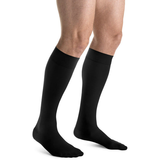 Closed Toe 15-20 mmHg Compression Zipper Socks White Navy 2 Pairs –  HealthyNees