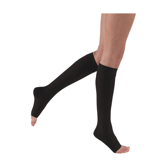 Open Toe Knee-High Compression Socks: Easy to Wear Support