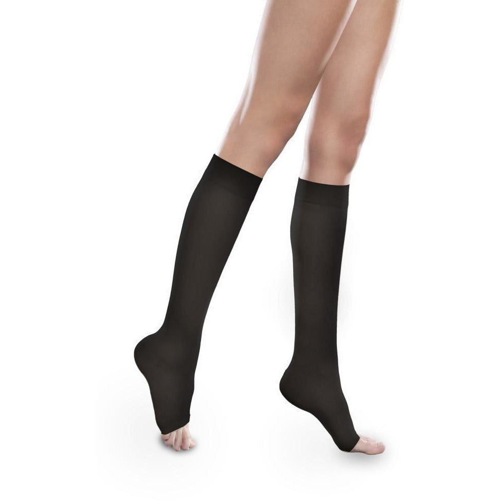 Therafirm® Sheer Ease Women's Knee High 15-20 mmHg, Open Toe [OVERSTOCK]