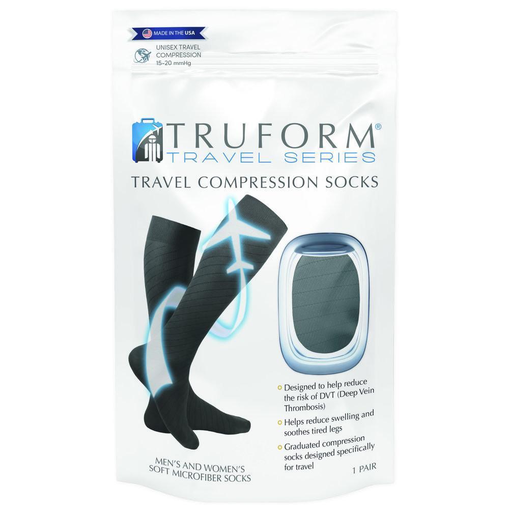 TRUFORM® Travel Series Knee High 15-20 mmHg