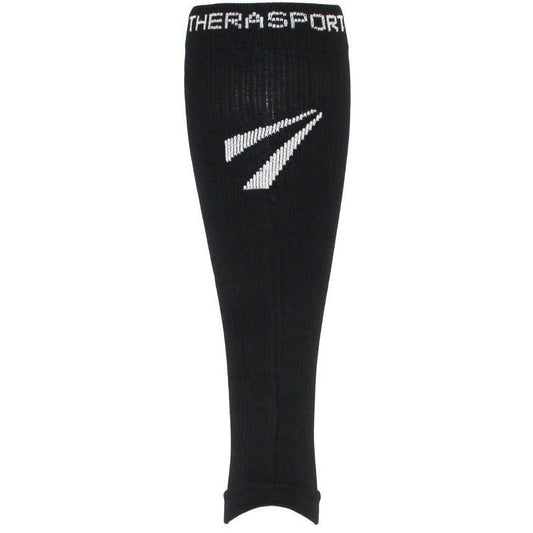 TheraSport 20-30 mmHg Athletic Performance Compression Leg Sleeves, Black