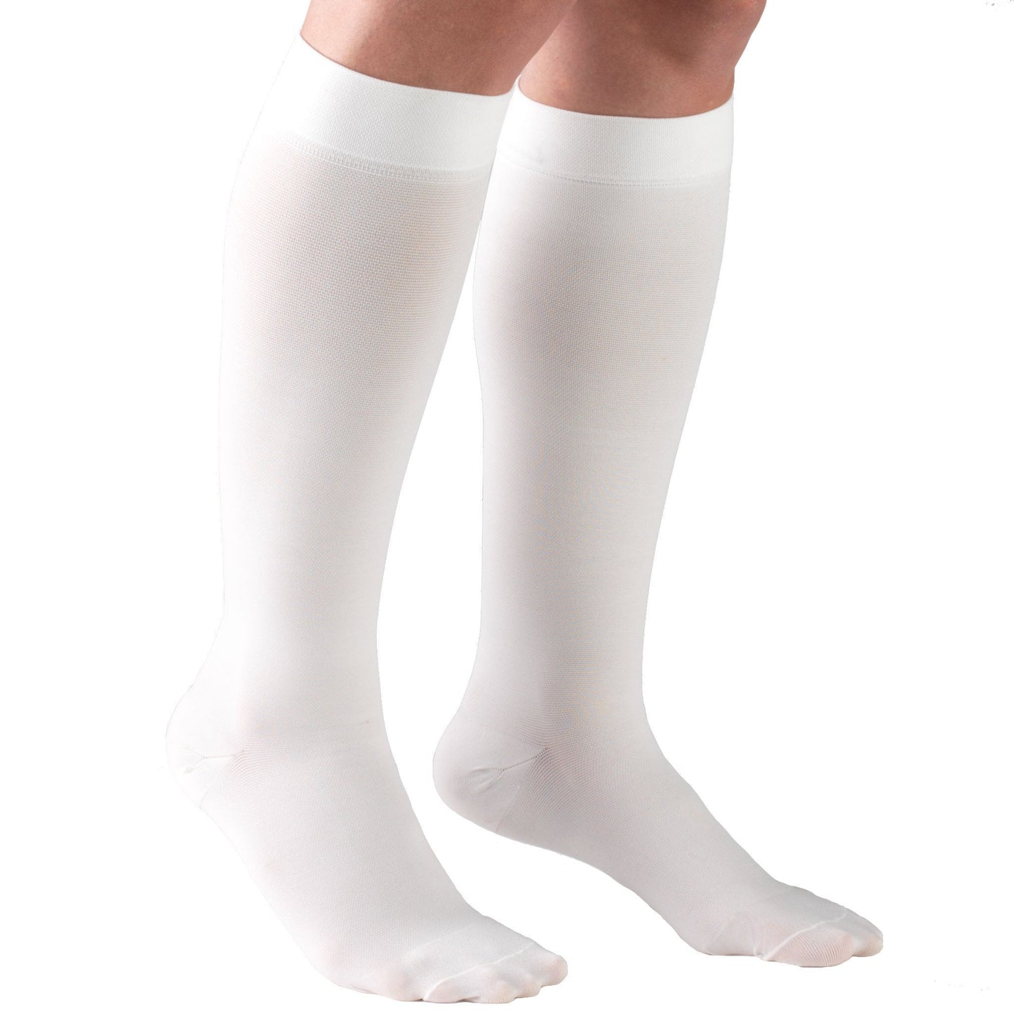 Truform 30-40 mmHg Knee High, White