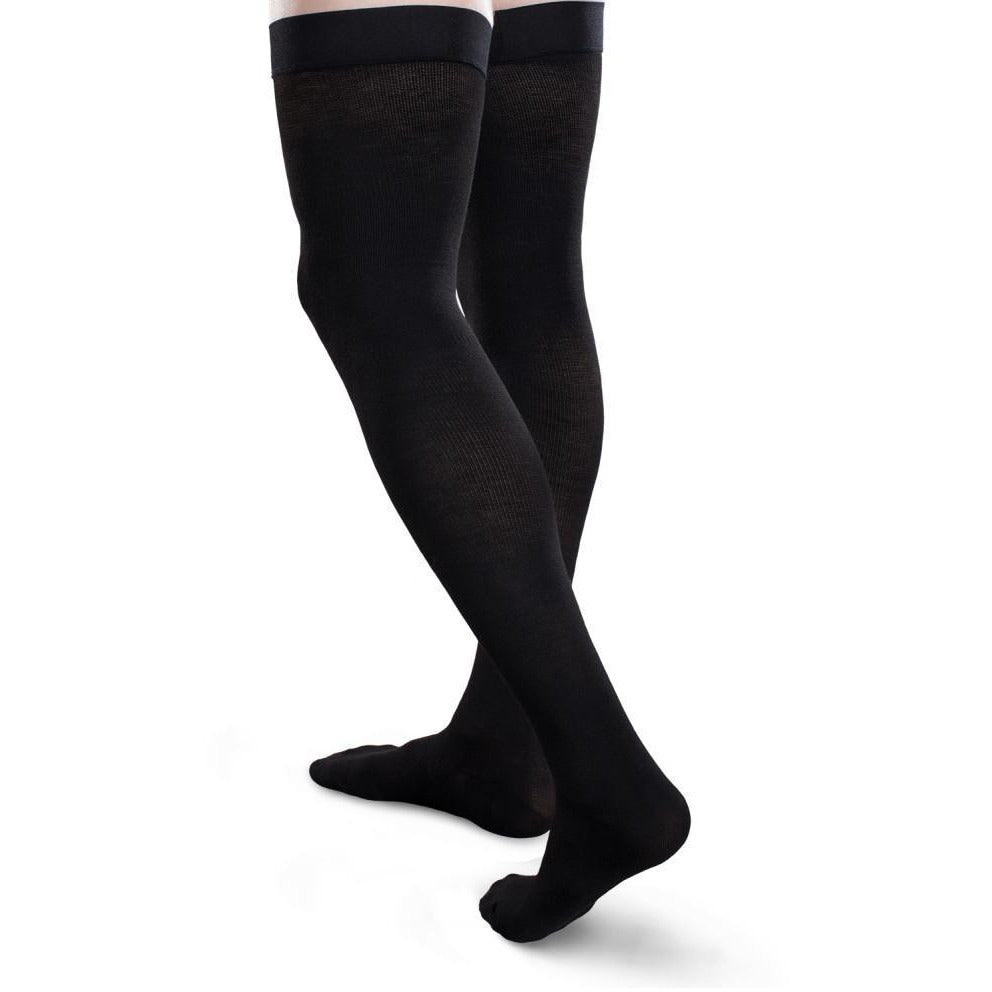 Therafirm Core-Spun Thigh Highs 20-30mmHg – Compression Stockings