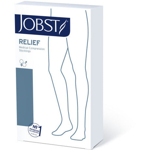 JOBST® Relief 20-30 mmHg OPEN TOE Knee High w/ Silicone Top Band