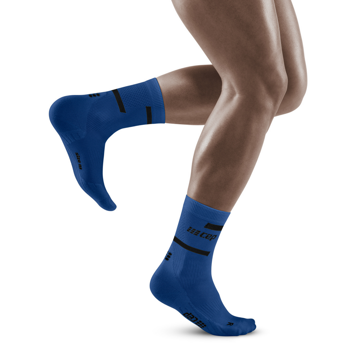 The Run Compression Mid Cut Socks 4.0, Men, Blue