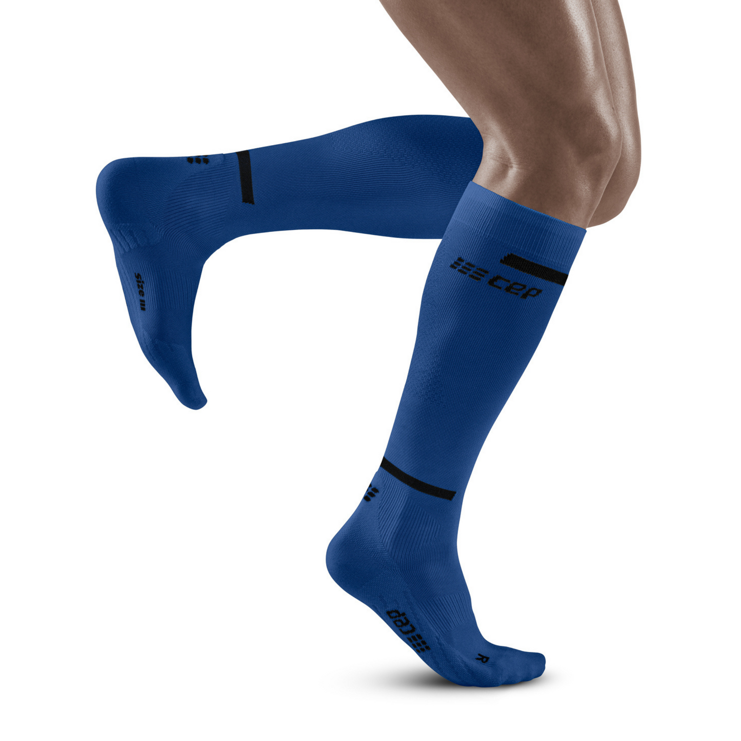 The Run Compression Tall Socks 4.0, Men, Blue/Black