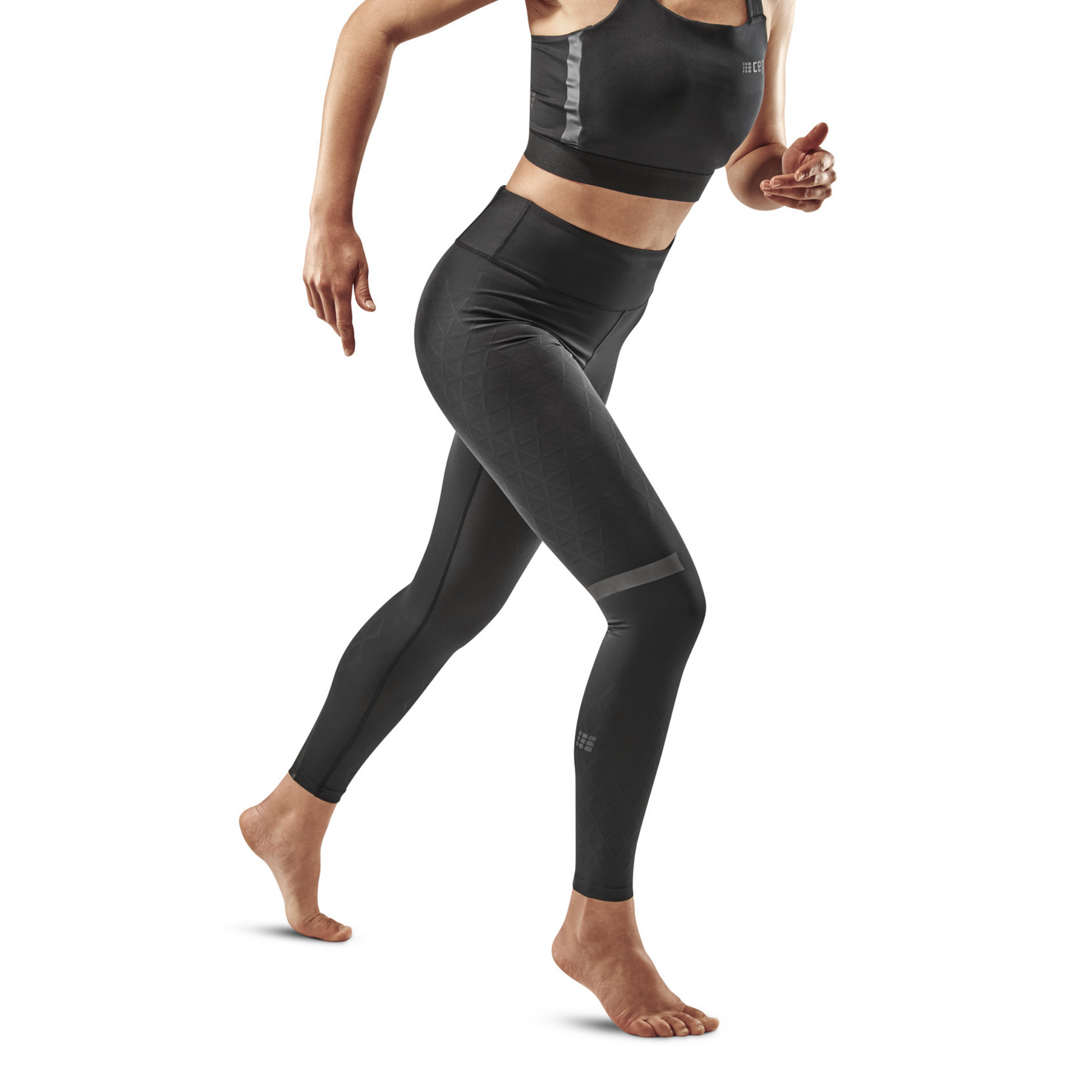 The Run Support Tights, Women, Black