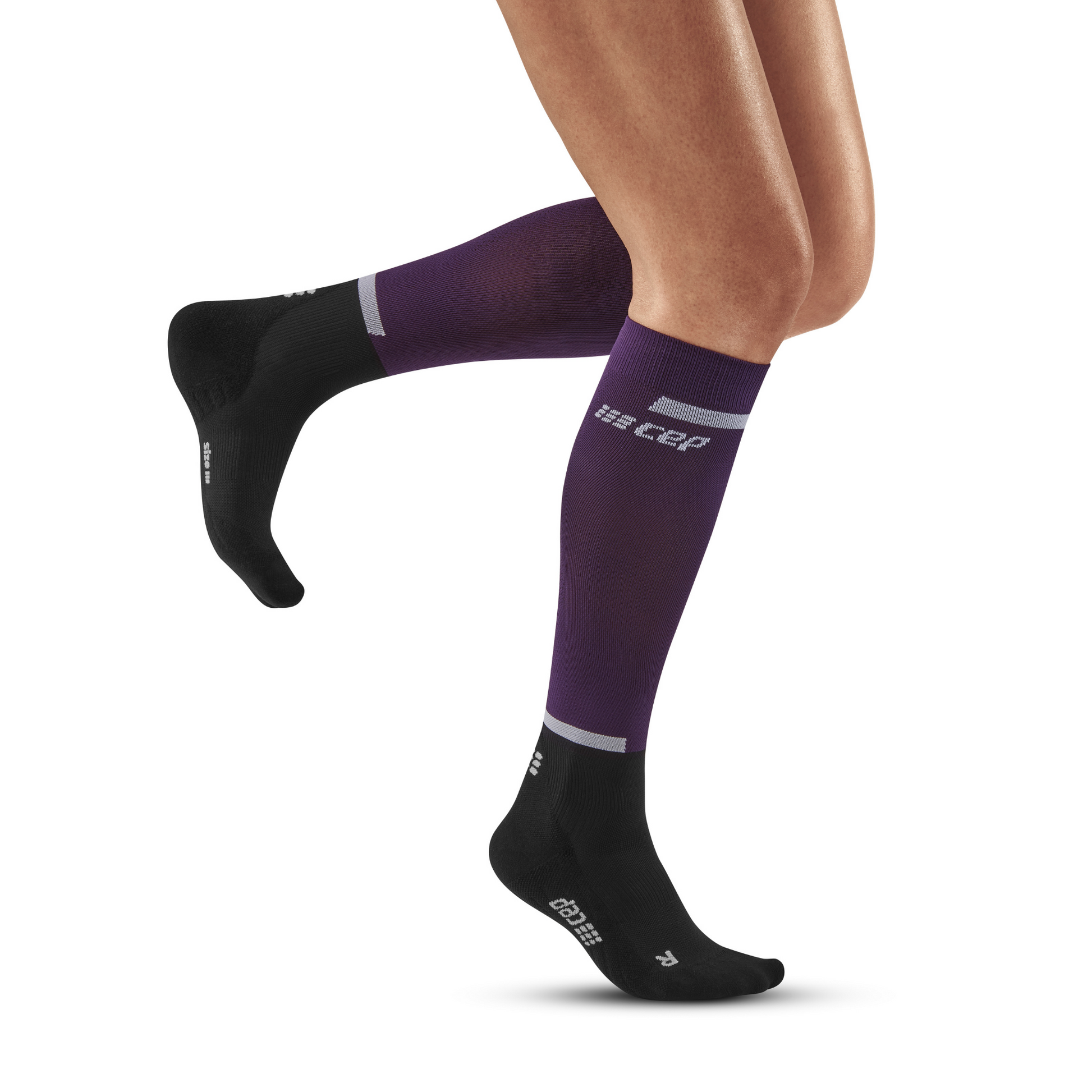 The Run Compression Tall Socks 4.0, Women, Violet/Black