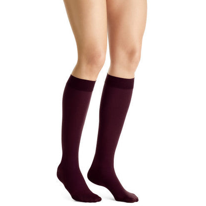 JOBST® Opaque SoftFit Women's 20-30 Knee High, Cranberry