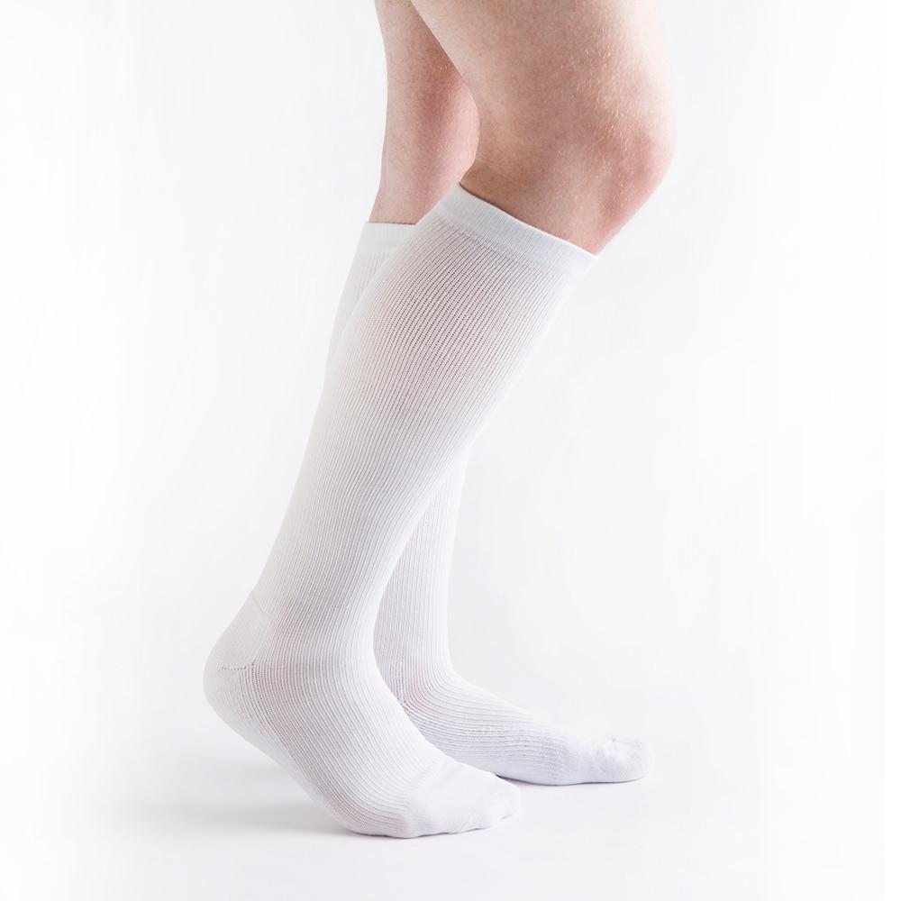VenActive Hydrotec® Comfort Knee High Diabetic Sock, White